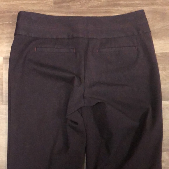 Express Dark Plum Editor Business Casual Bootcut Pants size 4R - Picture 9 of 11